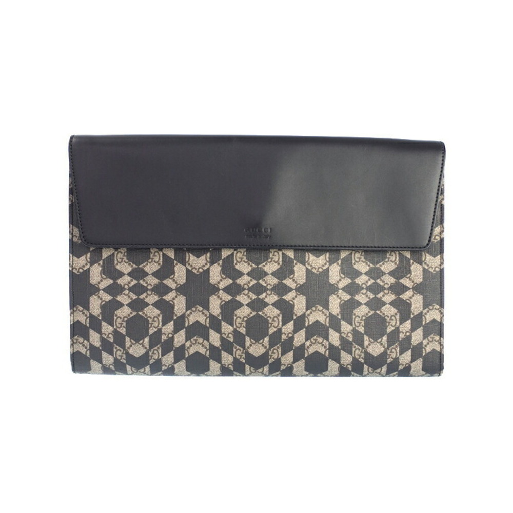 GUCCI GG Kaleido Supreme Canvas Portfolio Clutch Bag